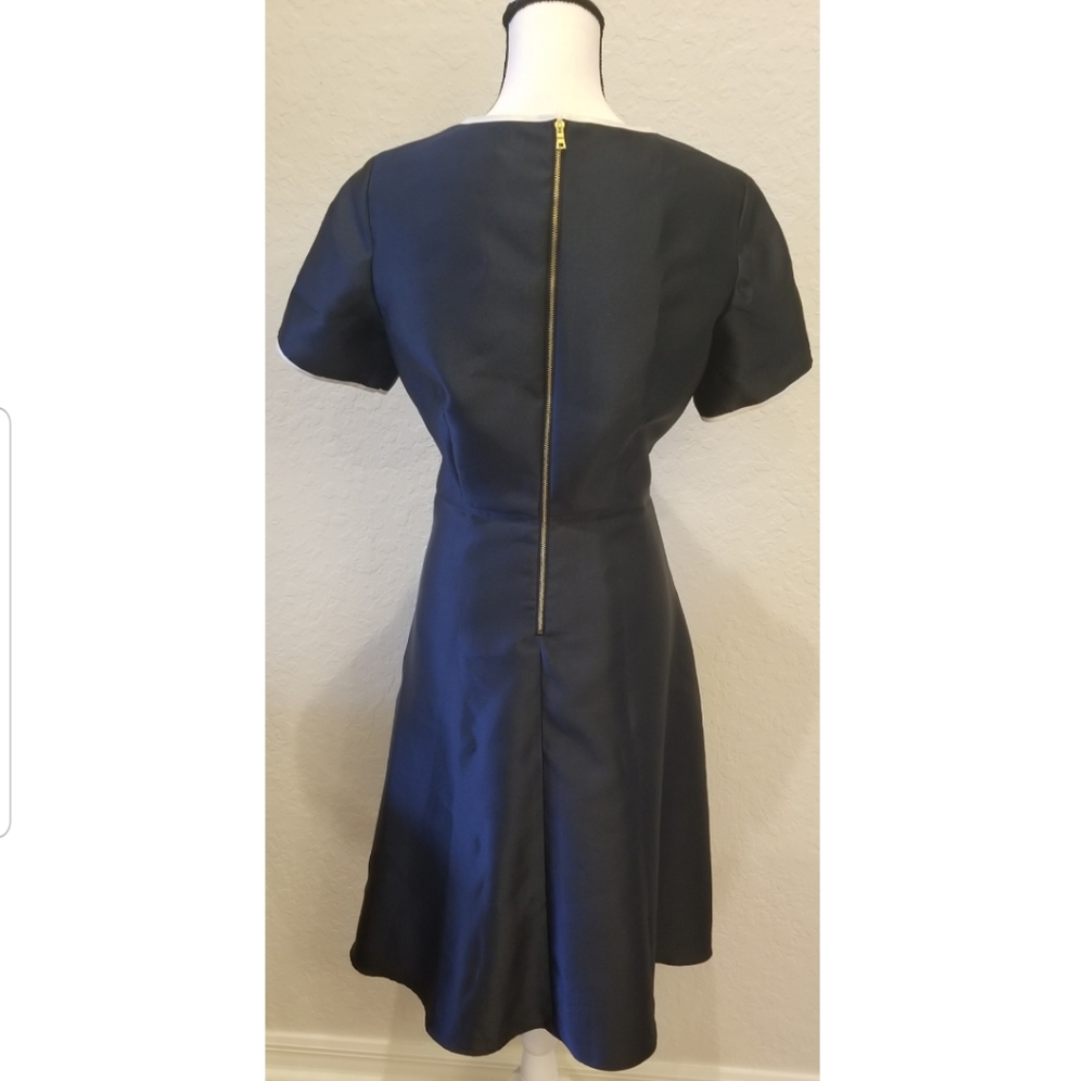 Chancelle Navy Blue & White Dress - Picture 2 of 3